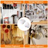 sourcing map 60pcs Pegboard Hook Locks, Pegs Board Plugs Shelf