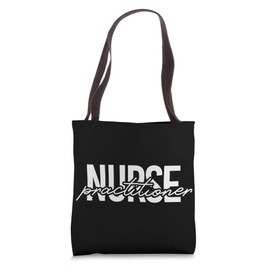 Nurse Practitioner - Minimalist Typography Tote Bag