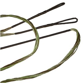 TRI COLOR CAMO B-50 Dacron REPLACEMENT RECURVE BOWSTRING - 16 STRAND BOW STRING FOR BOWS UP TO 65 LBS. - ACTUAL STRING LENGTH IN INCHES - By Traditional Gear Archery Products (Multiple Sizes) (51 INCH ACTUAL LENGTH)