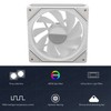 Computer Cooling Fan ARGB PWM Temperature Control High Airflow Silent