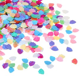 PATIKIL 30 Gram/1 Ounce Sequins and Spangles, 2Pcs Mixed Sequins for Crafts DIY Arts Wedding Celebration Supplies Greeting Card Decoration, Mix Colors, Scallop