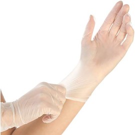 'Franz Mensch 2680 Vinyl Glove Ideal Hygo Star, XL, White