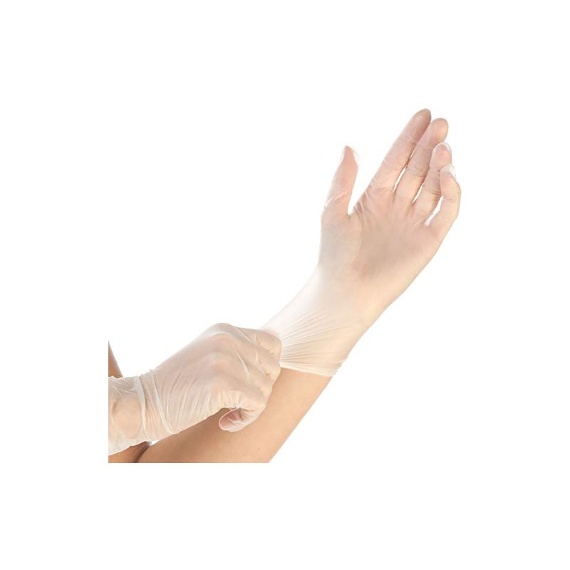 'Franz Mensch 2680 Vinyl Glove Ideal Hygo Star, XL, White
