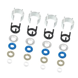 Narcilors 4 Sets Universal Fuel Injector O-Ring Seal Repair Kit Replacement for VW Beetle Golf Passat Jetta Tiguan, 06H998907A 06J998907 06G998907 Repair Kit