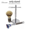 White Chrome Plated Universal Display Shave Stand - For Bevel