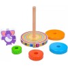 Melissa & Doug Kids First Play Wooden Elephant Rocking Stacker