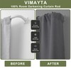 Vimayta Wrap Around Curtain Rod for 28 to 129 Inches