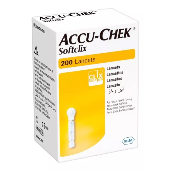 Accu Check Lancetas Accu-chek Softclix Con 200 Lancetas