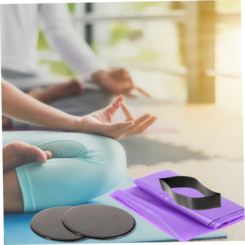 SUPVOX Versatile Yoga Fitness Equipment Resistance Bands Set Handles for