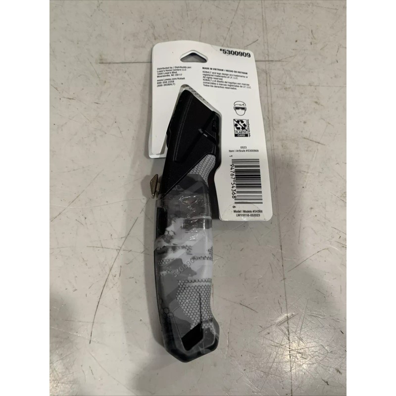 Kobalt Camo Heavy Duty Retractable Utility Knife With Storage 3