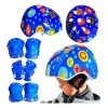 Casco+ Coderas+protectores Manos+rótulas De Rodilla+regalo