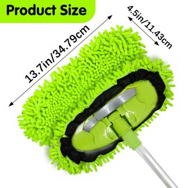 Reusable Dry Sweeping Cloths Microfiber Wet Mop Pads Compatible with Mop Replacement Sweeping Mopping pad Refills for Hardwood Surface Floor Cleaning