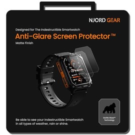 NJORD GEAR The Indestructible Smartwatch Anti-Glare Screen Protector - Comptatible Indestructible Smartwatch