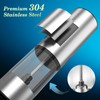 Electric Rechargeable Salt and Pepper Grinder Set - USB-C Charging