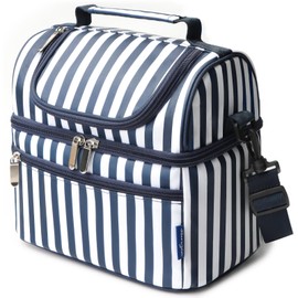 SANZIE Lunch Bag Stay Stylish and Organized Lunch Bag - Insulated, Spacious, and Waterproof for Office, and Picnics (L)