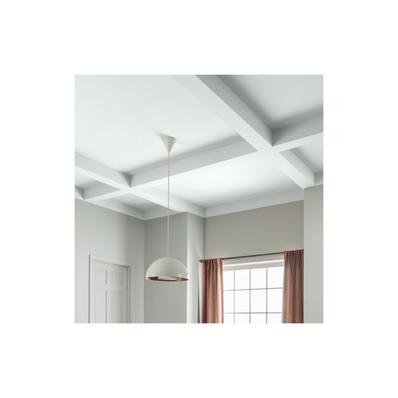 Glidden 1 qt. White Flat Ceiling Interior Paint