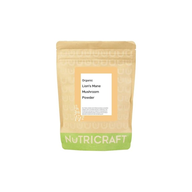 NutriCraft Organic Lion's Mane Mushroom Powder (1kg)