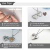 MUERDOU Locket Necklace that Holds Pictures Initial Alphabet Letter Heart