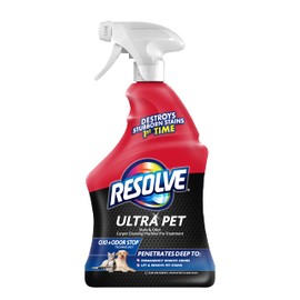 Resolve Resolve Ultra Pet Odor and Stain Remover Spray C Carpet Cleaner for Cat and Dog Urine and Poop, 32oz
