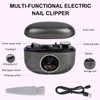 3-in-1 Electric Nail Clippers and Nail Files with LED Light
