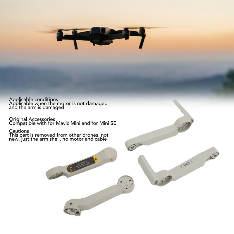 6pcs Drone Replacement Arms Shell Professional Drone Arms Shell for