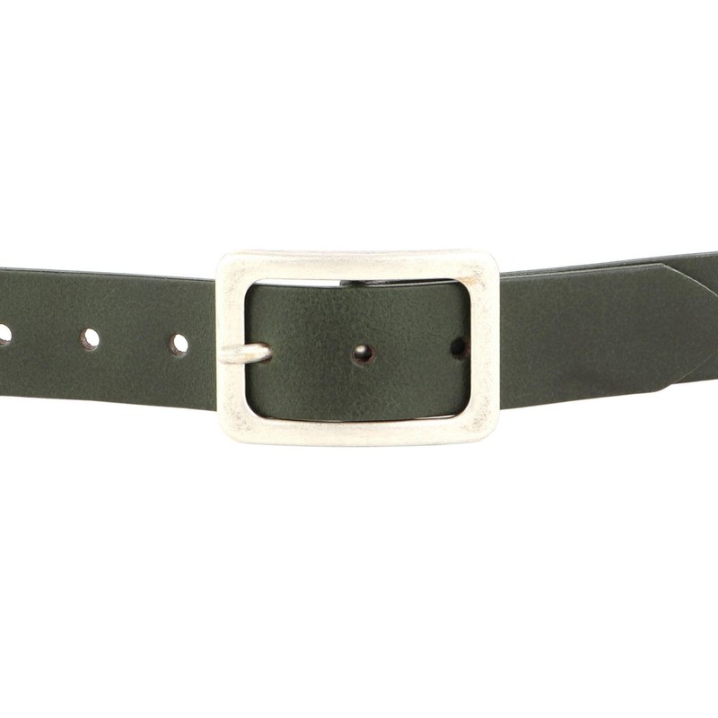 Vanzetti Neon Booster 35 mm Full Leather Belt W80 Olive,