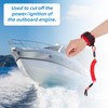 NICENEEDED Boat Kill Switch Wrist Strap, 5.3 Ft Adjustable Safety
