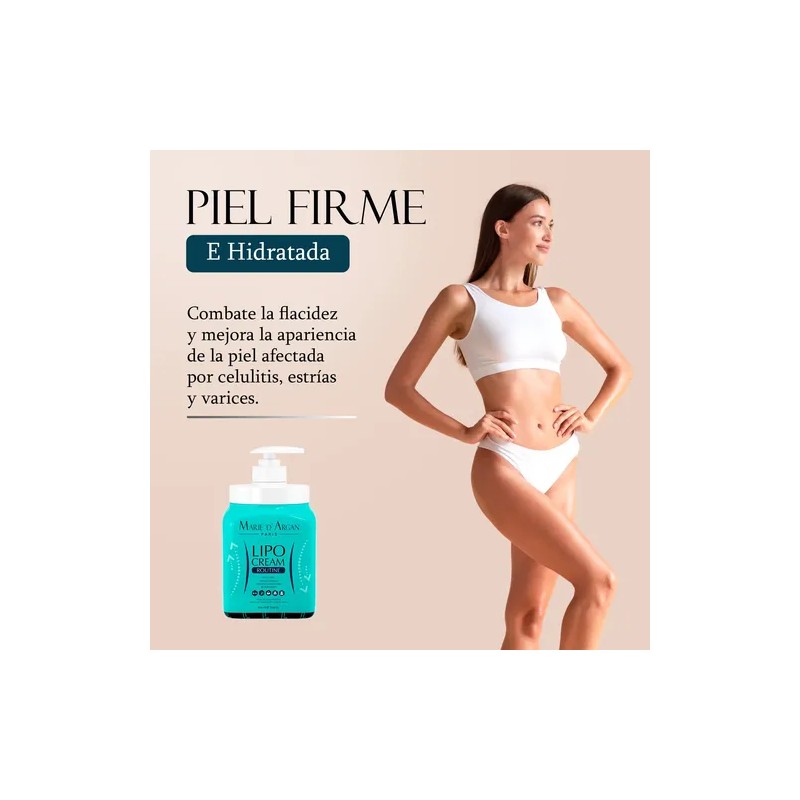 Marie D'argan Lipo Cream Reductora Anticelulítica 454ml Vari