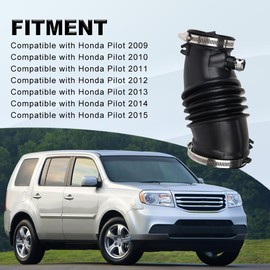 zayody Engine Air Intake Hose Compatible with Honda Pilot 2009 2010 2011 2012 2013 2014 2015 V6 3.5L Replacement for 696-138 17228RN0A00 17228-RN0-R00, Tube With Clamps