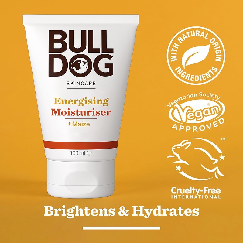 BULLDOG SKINCARE - Energising Moisuriser For Men Brightens and Hydrate