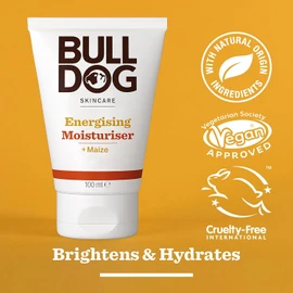 BULLDOG SKINCARE - Energising Moisuriser For Men Brightens and Hydrate 100ml x 3 Pack