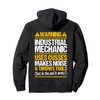 Millwright Throws Tools Industrial Mechanic Pullover Hoodie