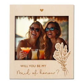 Joli Coon Maid of honour proposal picture frame - Will you be my maid of honour - Magnetic Photo Frame for picture