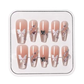 Art Nail Stickers，for Women for Nail Decals，Stickers for Supplies Art Stickers Floral Nail 。(1 set,M)