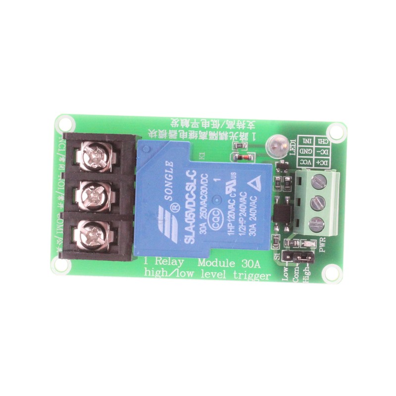 NOYITO 30A 1-Channel Relay Module High Low Level Trigger with