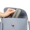Marsrut Slim Eyeglass Case, Metal Aluminum Eyeglass Hard Shell, Thin