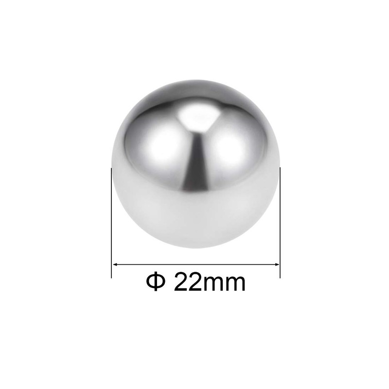 sourcing map 22mm Bearing Balls 304 Stainless Steel G100 Precision
