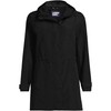 Lands' End Womens Squall Raincoat Black Regular Medium