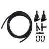 Car Windshield Washer Nozzles Kit Fluid Hose Connector Set Fit