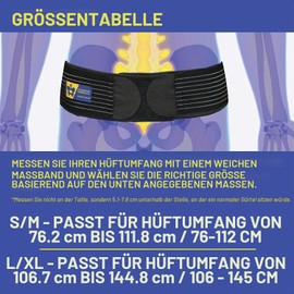 Everyday Medical SI Belt - Sacroiliac Joint Belt for Men and Women I Hip Support Brace - Support and Alleviate Si Joint, Pelvis, Sacral, Sacrum, Hip and Sciatica Pain and Discomfort - Large/XL/XXL