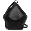 Caspar TL788 Stylish 2 in 1 Leather Backpack Shoulder Bag
