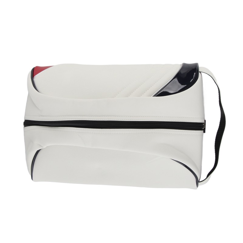 PU Leather Golf Shoe Carrier Bag Home Travel Dustproof Storage