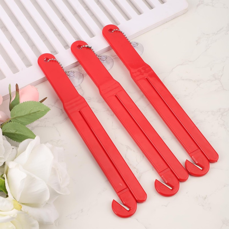 3pcs Food Bag Opener, Food Pouch Cutter with Stainless Steel