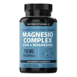 Beyond Vitamins  Magnesio Complex citrato De Magnesio Polvo, Glicinato De Magnesio, Gluconato De Magnesio Y xido De Magnesio  Vitaminas Mujer  Hombre 