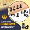 Mardatt 25Pcs M4 Jack Nuts Assortment Kit, Expansion Insert Nuts
