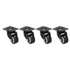 4pcs Caster Wheel 360 Degree No Noise Caster Fit for