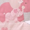 The Peanutshell Pink Elephant Crib Bedding Sets (4 Piece Crib
