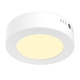 Tecnolite - Lámpara Plafón LED Techo 12 W, Luz Suave Cálida, Iluminación Interiores, No atenuable, LED integrado