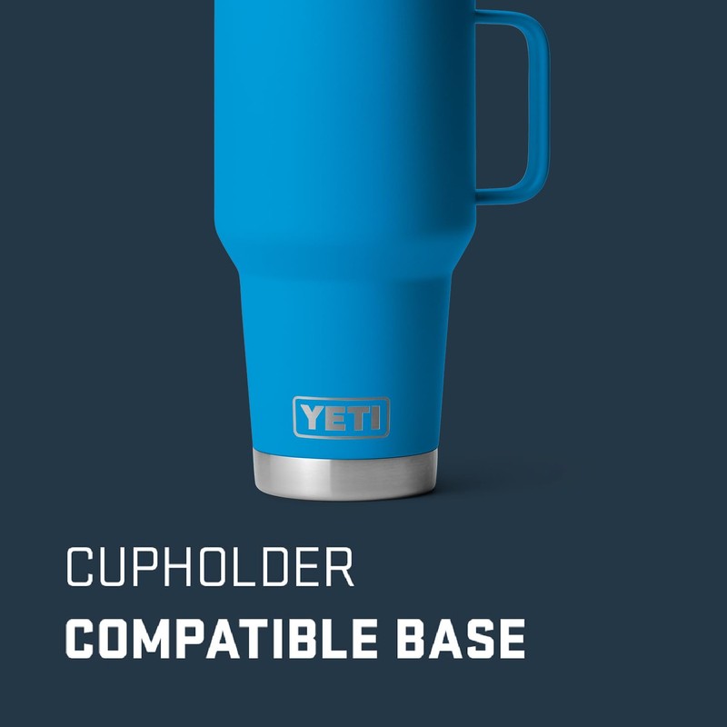 YETI Rambler 30 oz Travel Mug, Stainless Steel, Vacuum Insulated