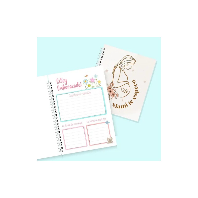 Planner De Embarazo, Diario De Embarazo, Agenda Prenatal.